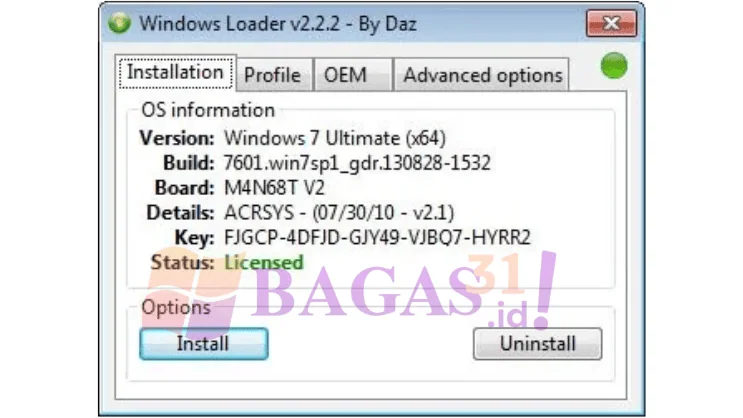 windows 7 loader daz ultimate activator